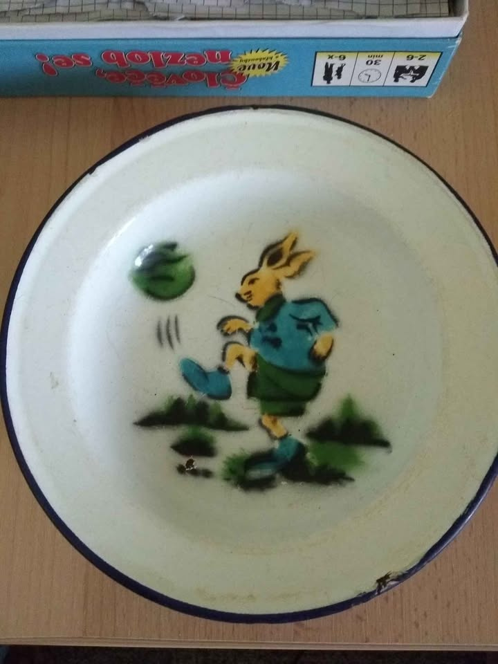 Retro dětské talířky