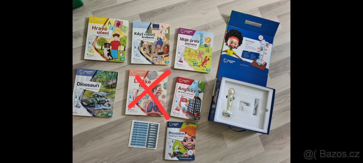 Albi Kouzelné čtení elektronická tužka + 5 knížek