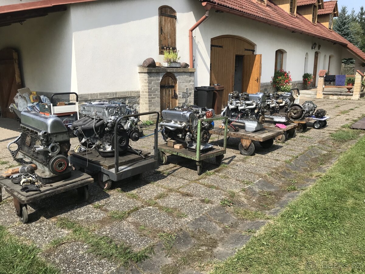 Motory Mercedes-Benz M 116 (V8), M 180 (R6) a M 110 (DOHC)