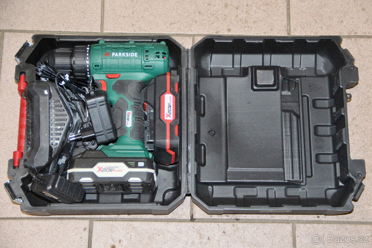 PARKSIDE® Aku vrtací šroubovák PBSA 20-Li A1 + 2 x baterie