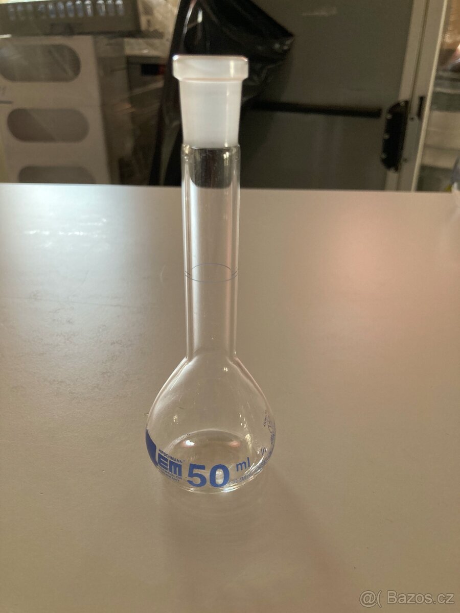 Odměrná baňka A, DURAN NZ-14/23 bez UZ, 50 ml