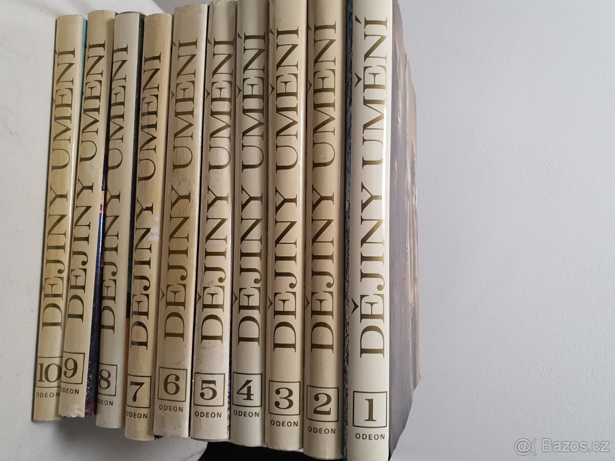 sada knih Dějiny umění, 10ks, J. Pijoan, zaslání