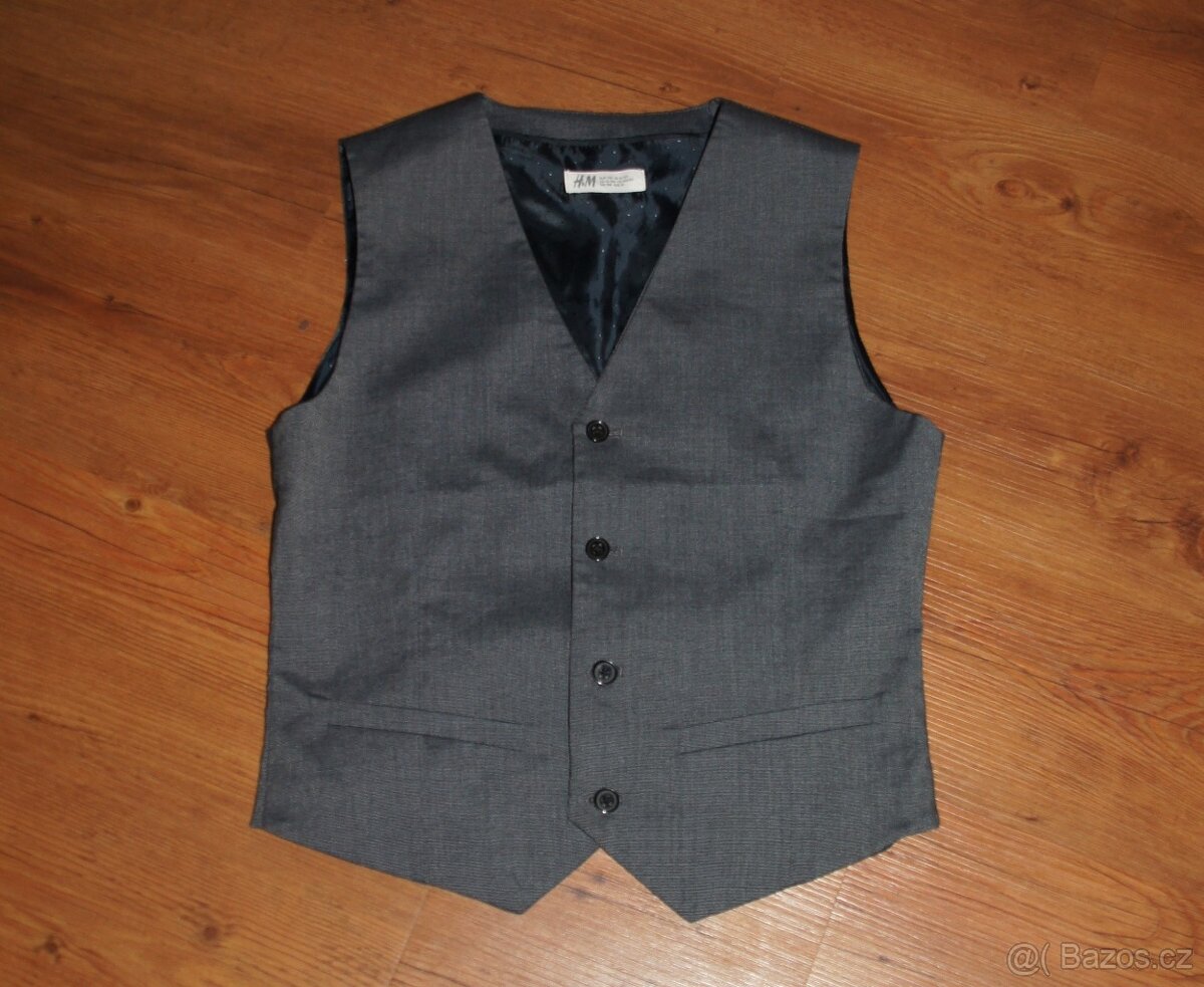 Chlapecká obleková vesta H&M - vel. 158