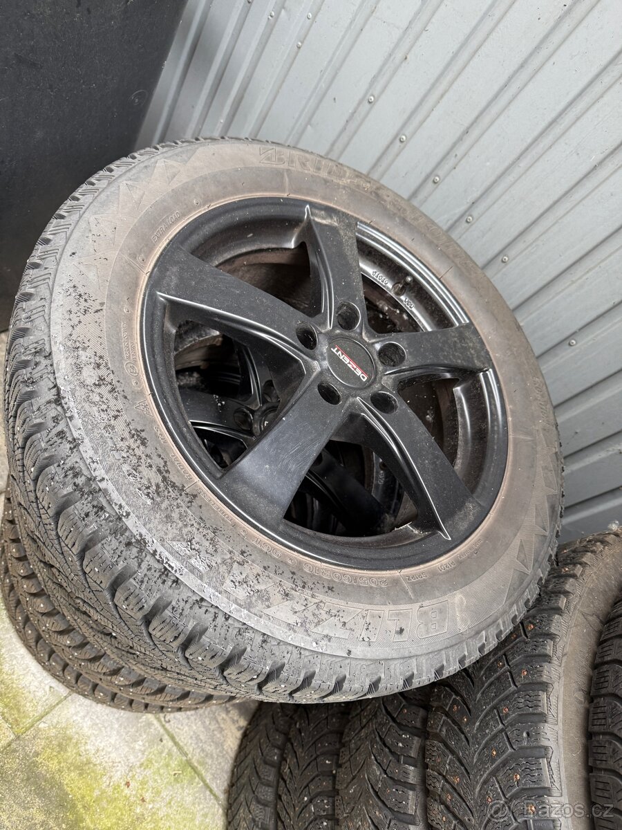 Litá kola Mazda 6 ( disky ) 205/60r16 - pneumatiky s hroty
