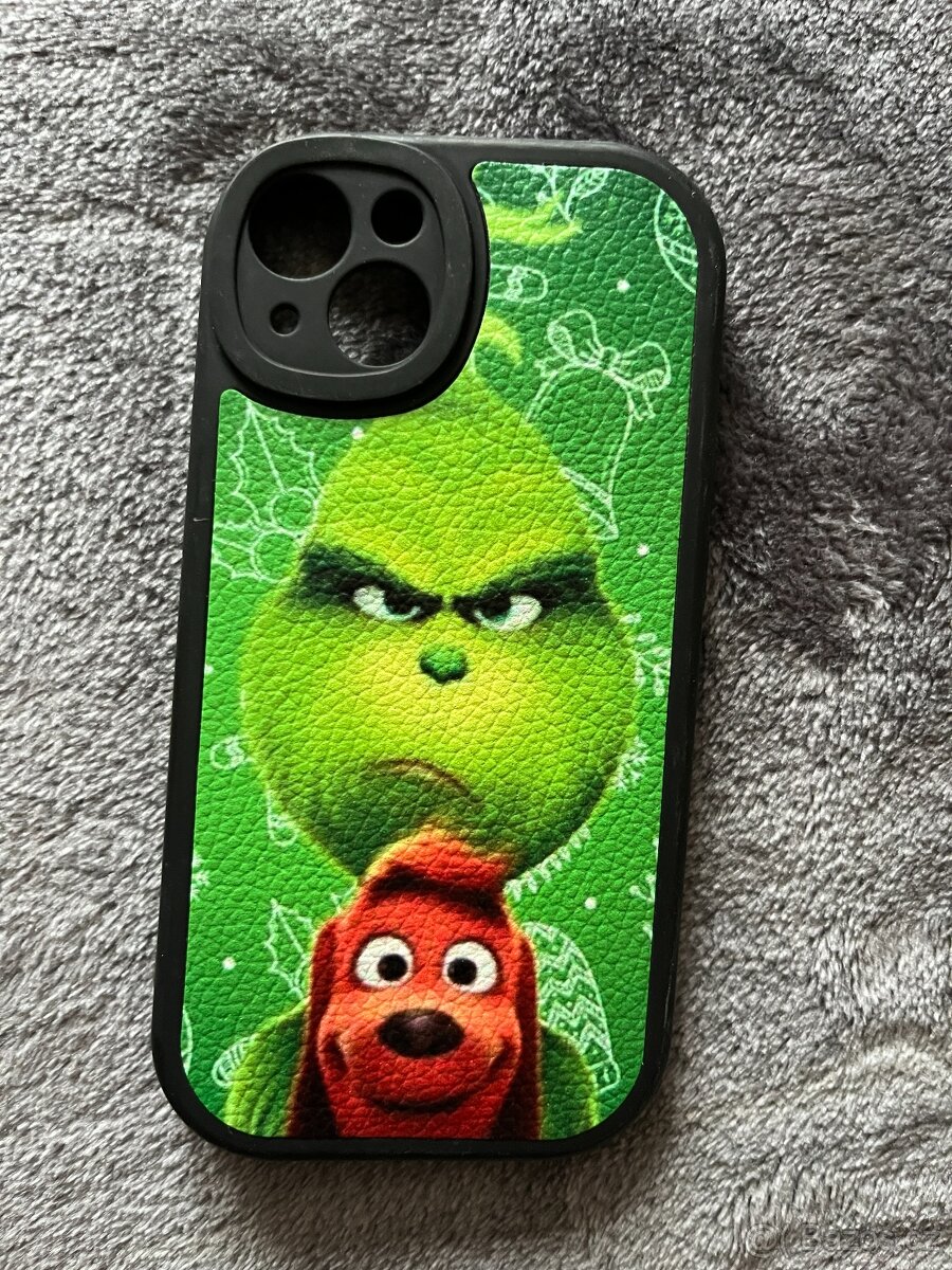 Vánoční kryt pro Apple iPhone 13 - Grinch