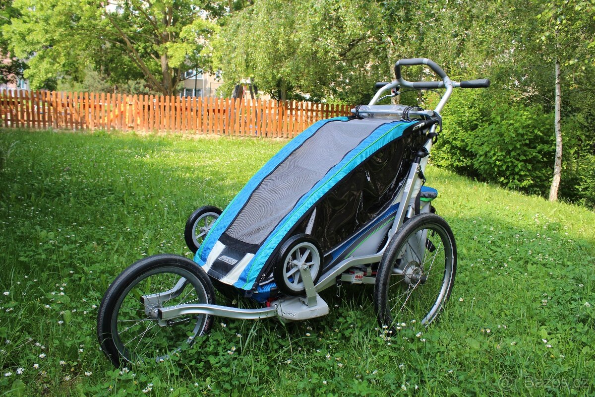 Thule Chariot CX1 Blue Disc cyklovozík / 3 sety