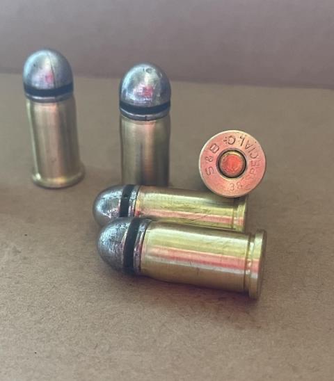 Černopraché náboje cal. 380 Short CF pro historické revolver