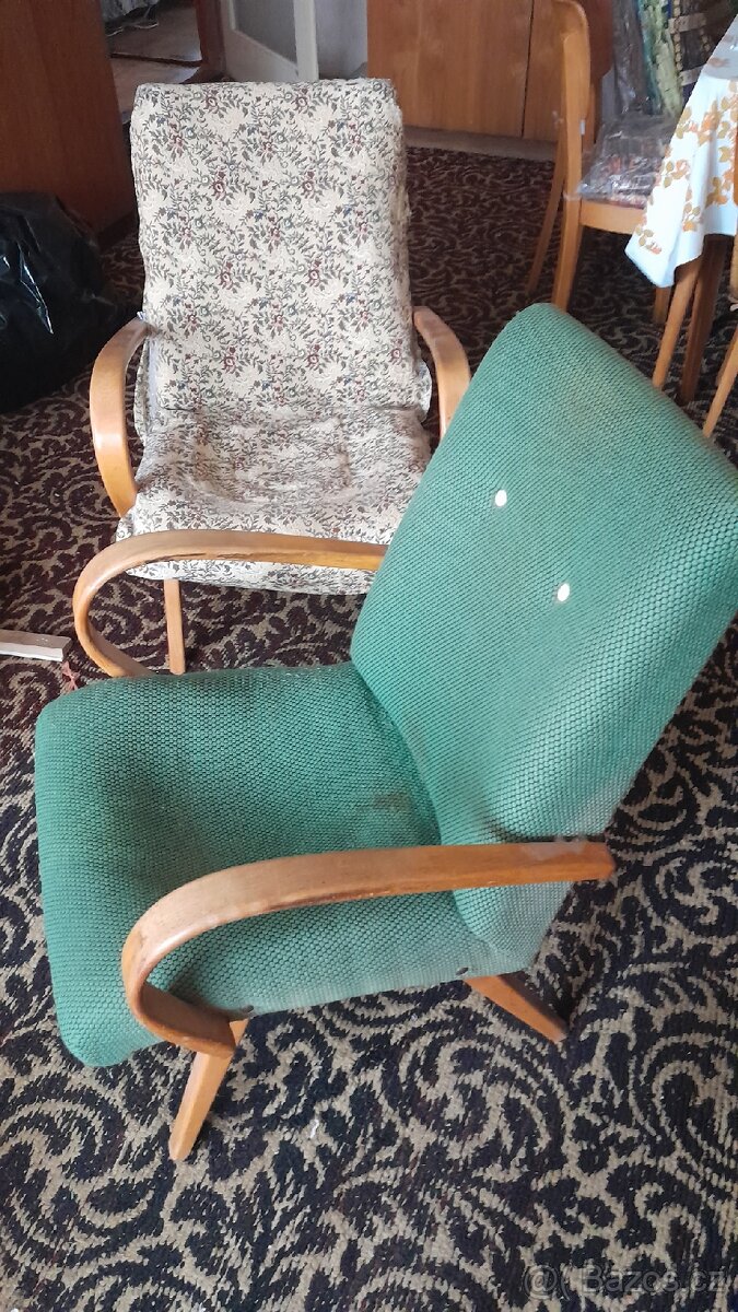 Retro křesla k renovaci