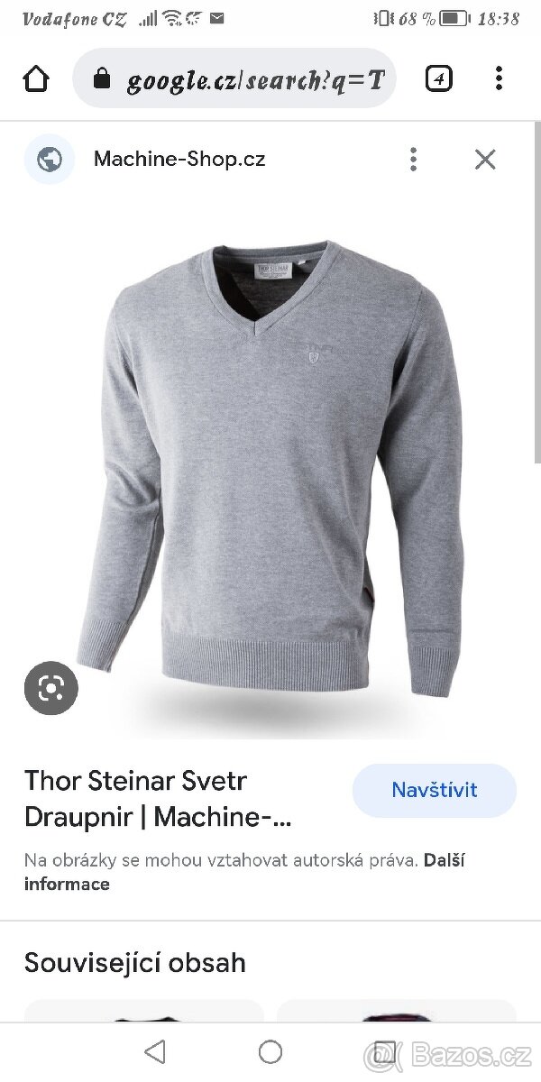 Thor Steinar, svetr vel. L, nový