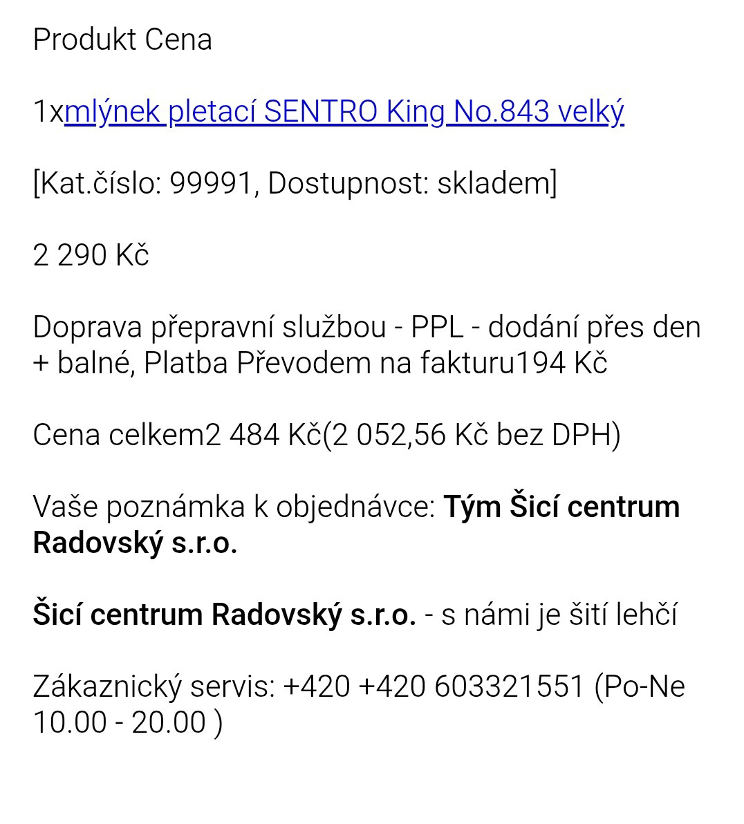Pletací stroj