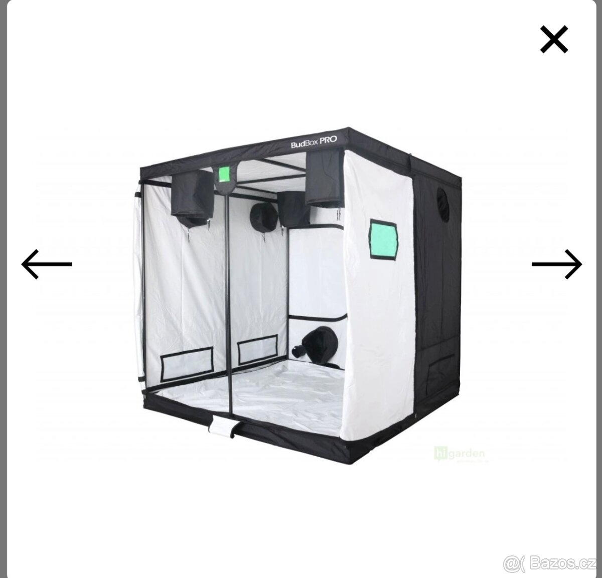 Grow pěstební stan BudBox PRO Titan bílý