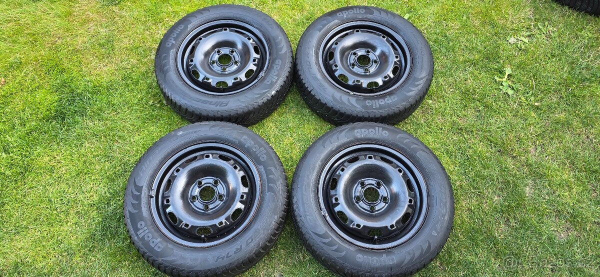 14" disky s pneu 165/70/14 (Fabia, POLO) zimní - pošlu
