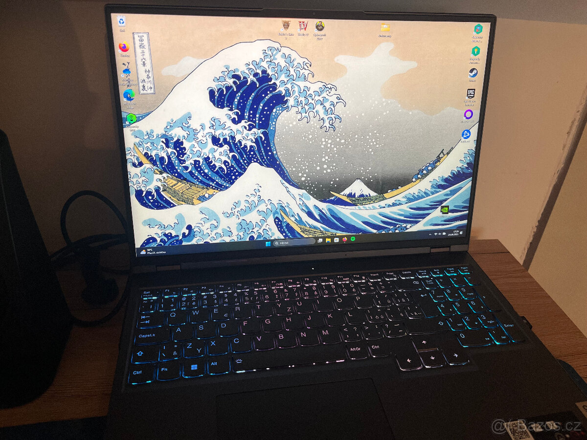 Prodám herní notebook Lenovo Legion 5 Pro 16IAH7H Storm Grey