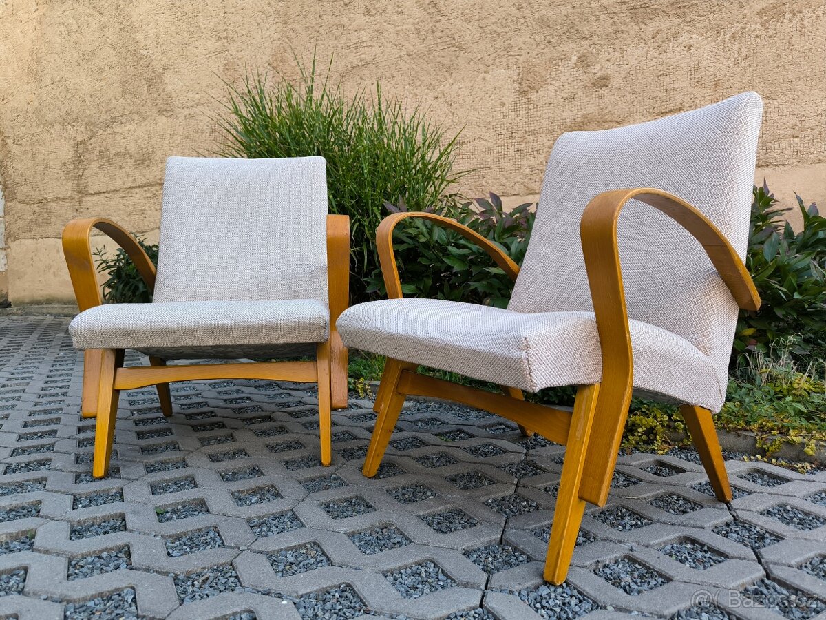 Retro křesla F. Jirák - Tatra Pravenec - 60. léta