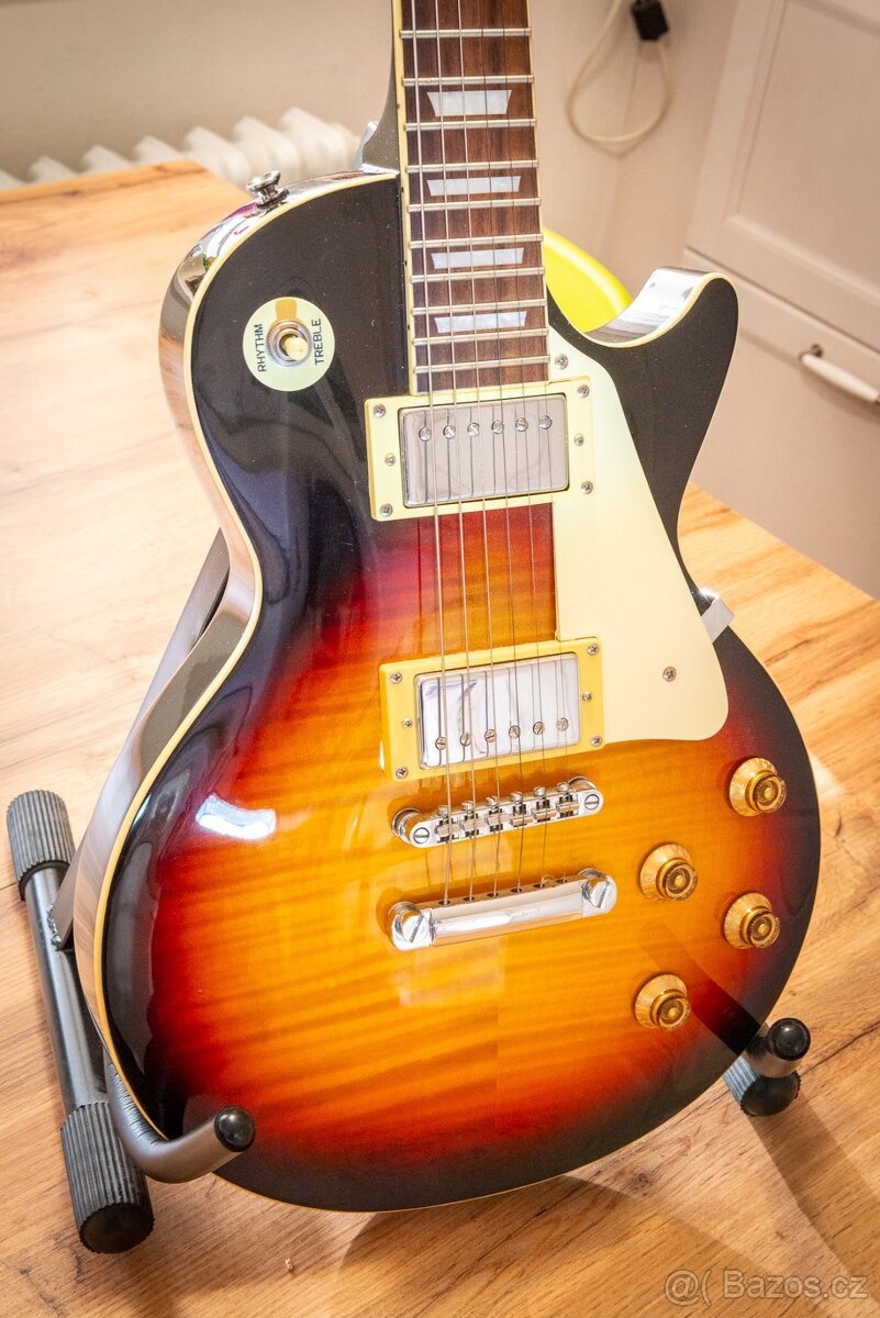 Elektrická kytara Fokus L-S CSB Cherry Sunburst+obal Warwick