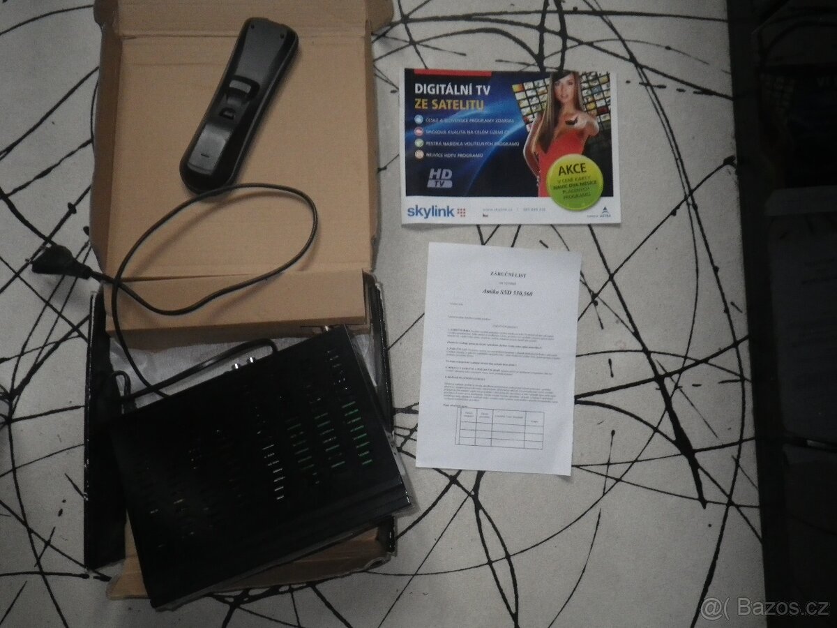 SATELITNÍ PŘIJÍMAČ AMIKO SSD 550 CX NOVÝ