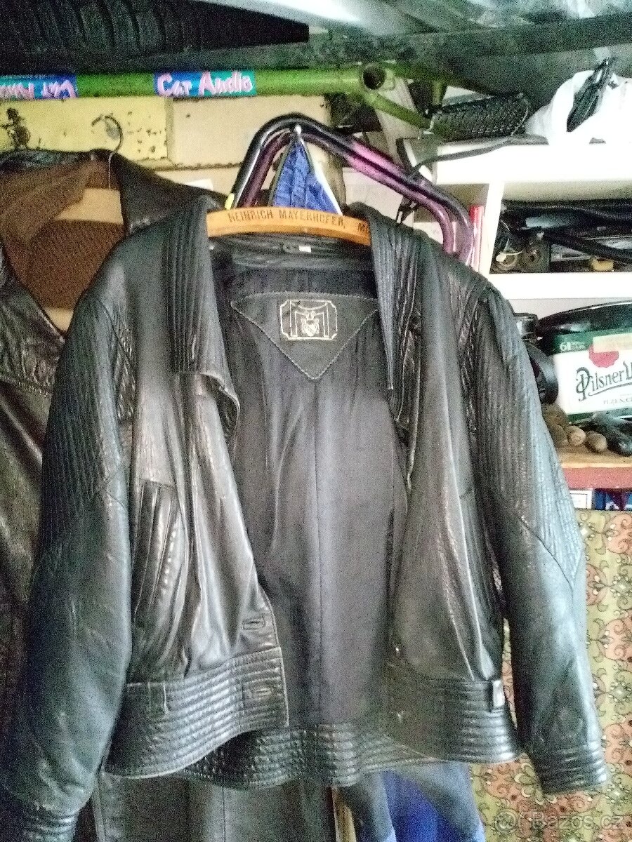 Kožená bunda vel. 48