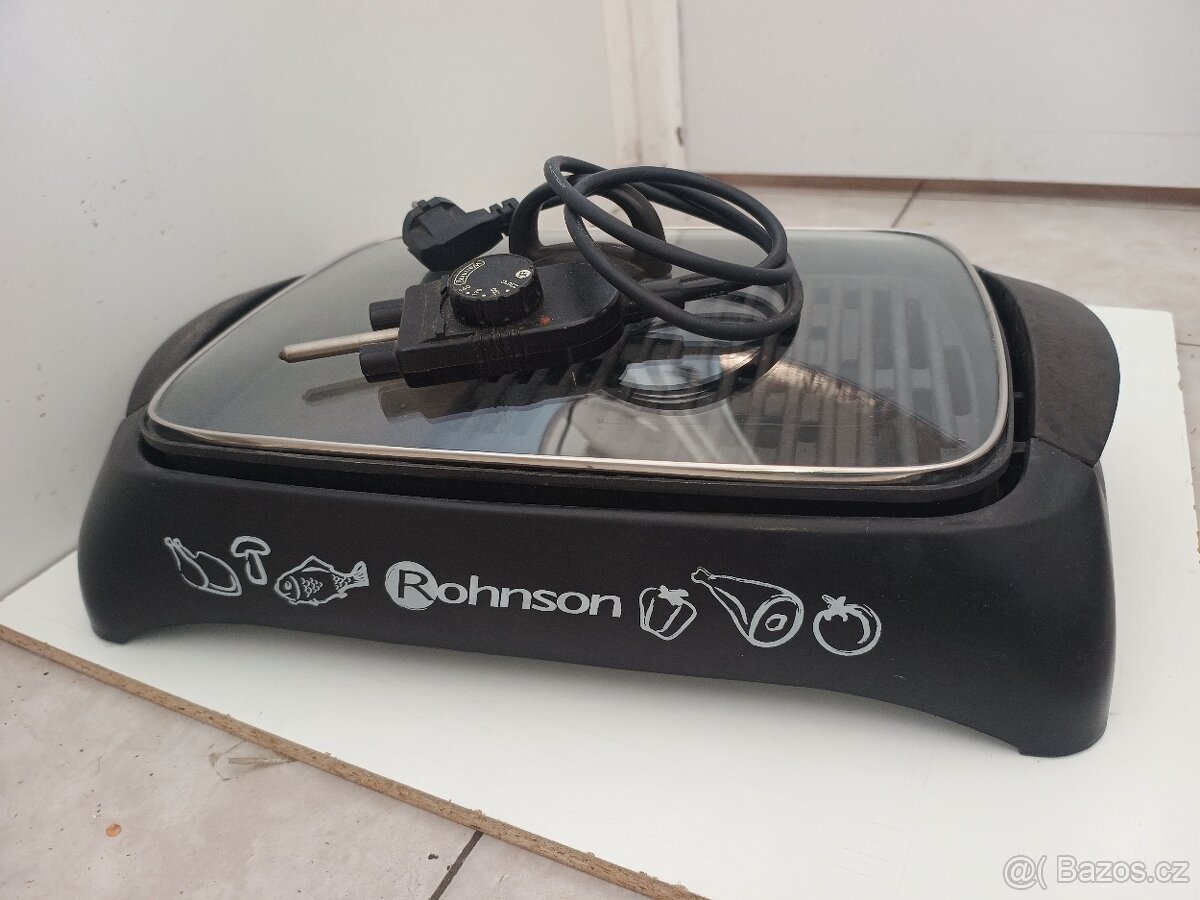 Elektrický gril Rohnson R-250 černý 2200 W