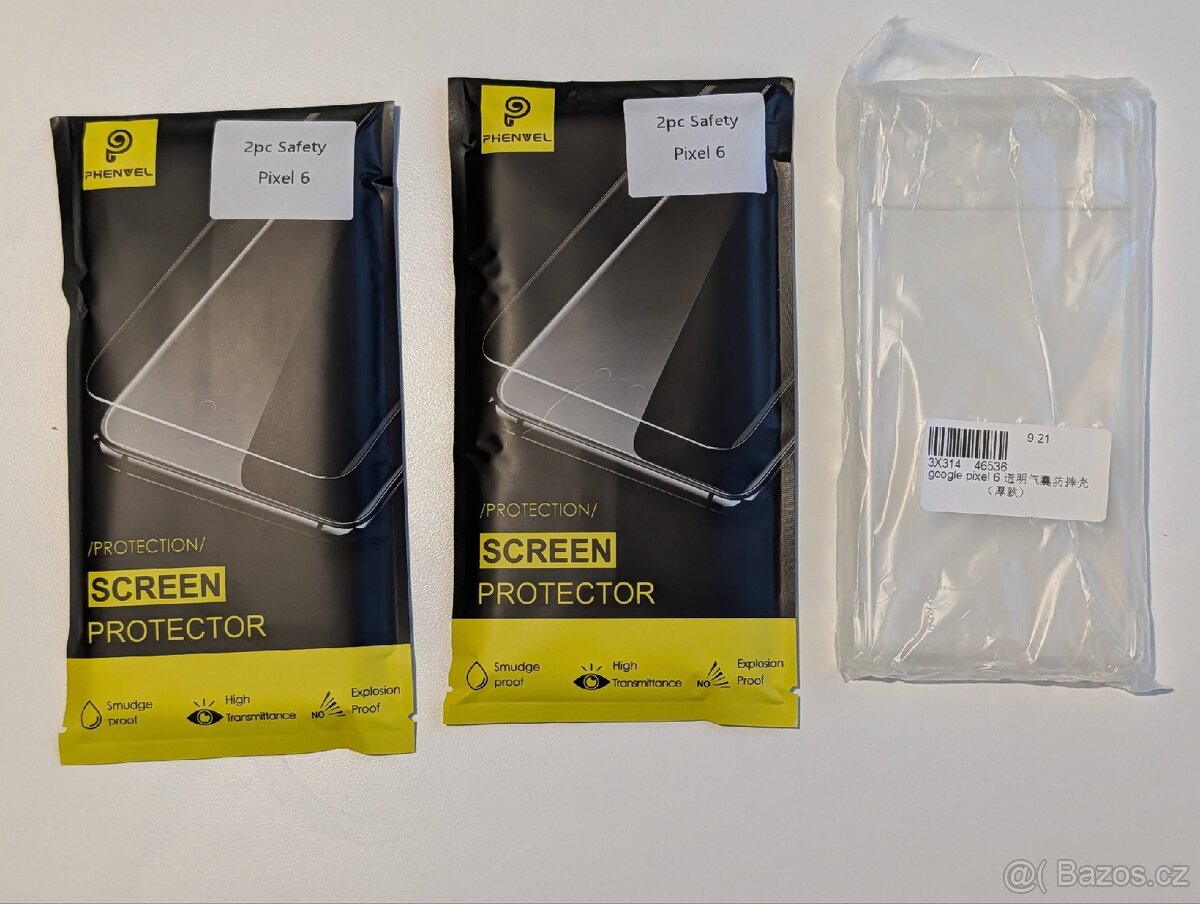 Ochranné sklo a pouzdro pro Google Pixel 6