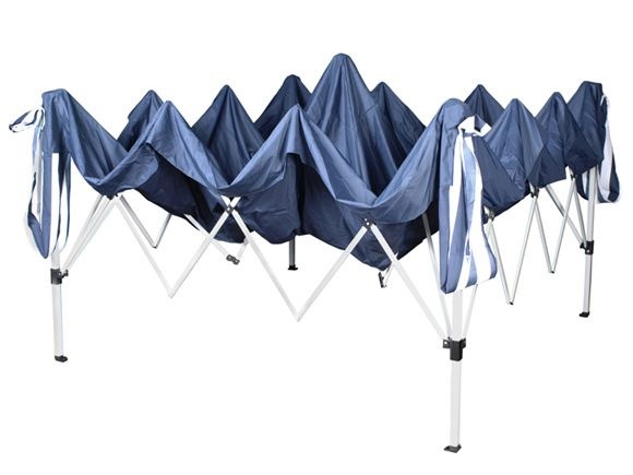 nový Nůžkový stan rychleskládací altán 3na3m modrý