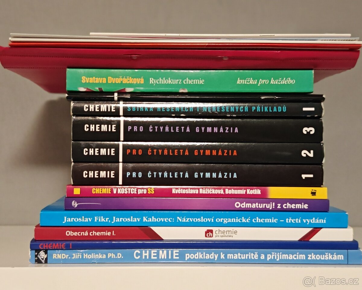 Sada 12 ks učebnic CHEMIE pro SŠ - Mareček, Honza