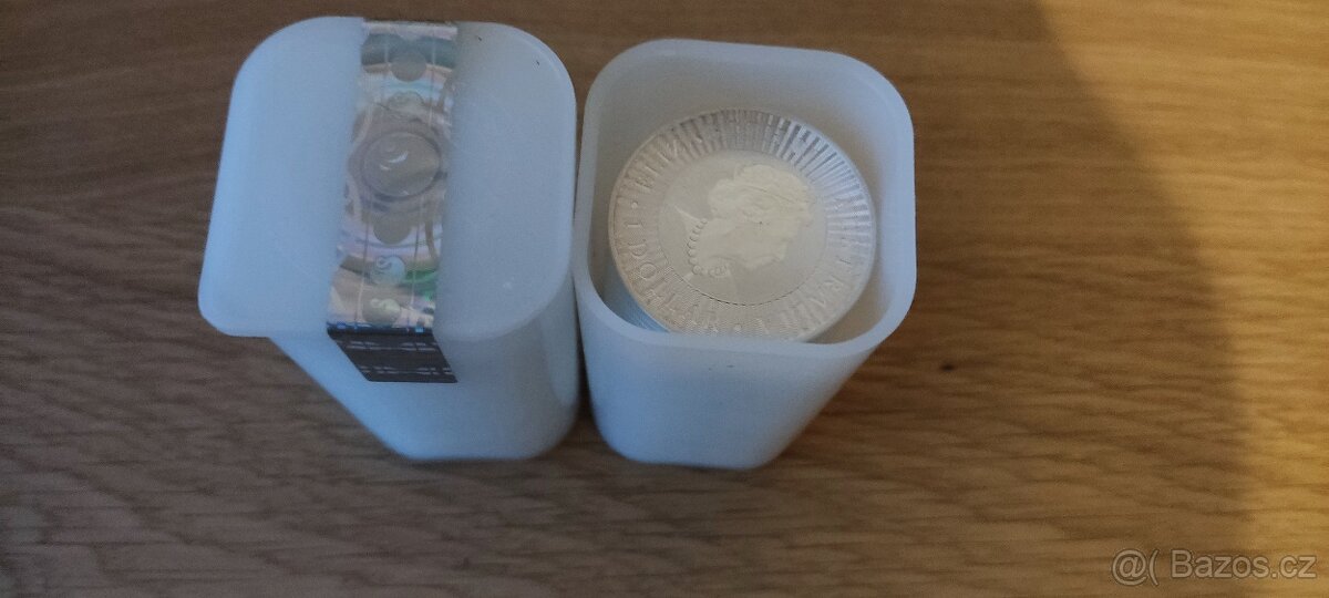 Investiční stříbrná mince australský klokan