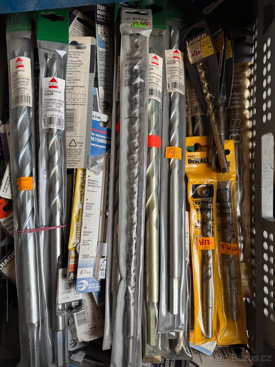 Prodám nové vrtáky