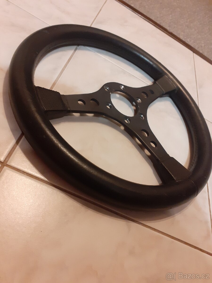 Sportovní kožený volant Raid