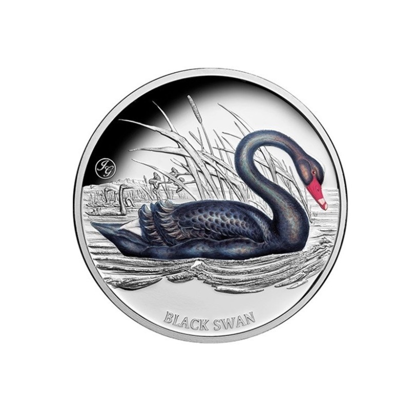 Stříbrná mince 1 oz Black Swan proof 2024