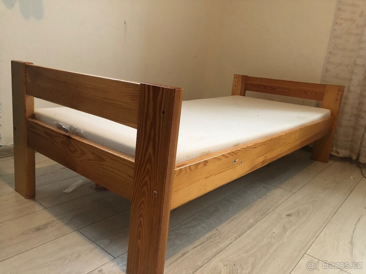 Dětská postel 160 Cm masiv