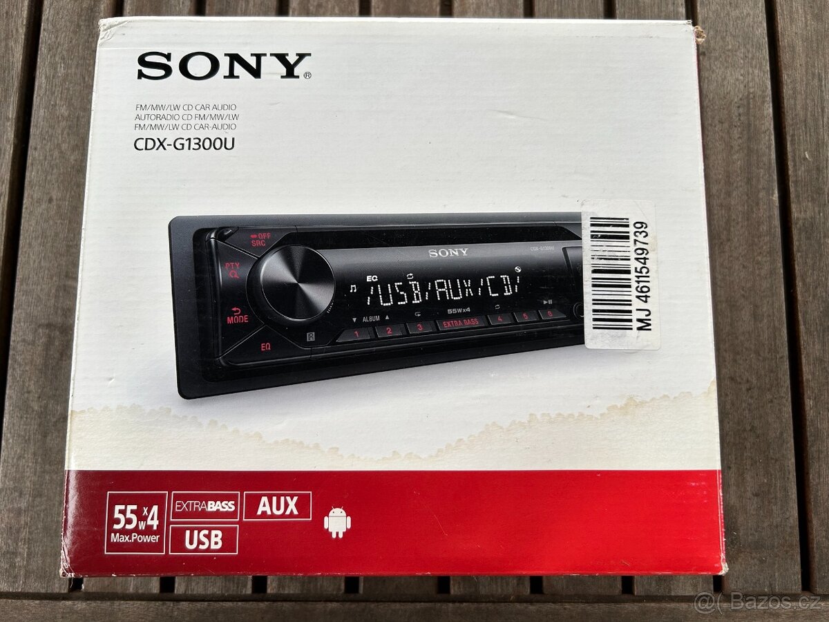 Autoradio Sony CDX-G1300U