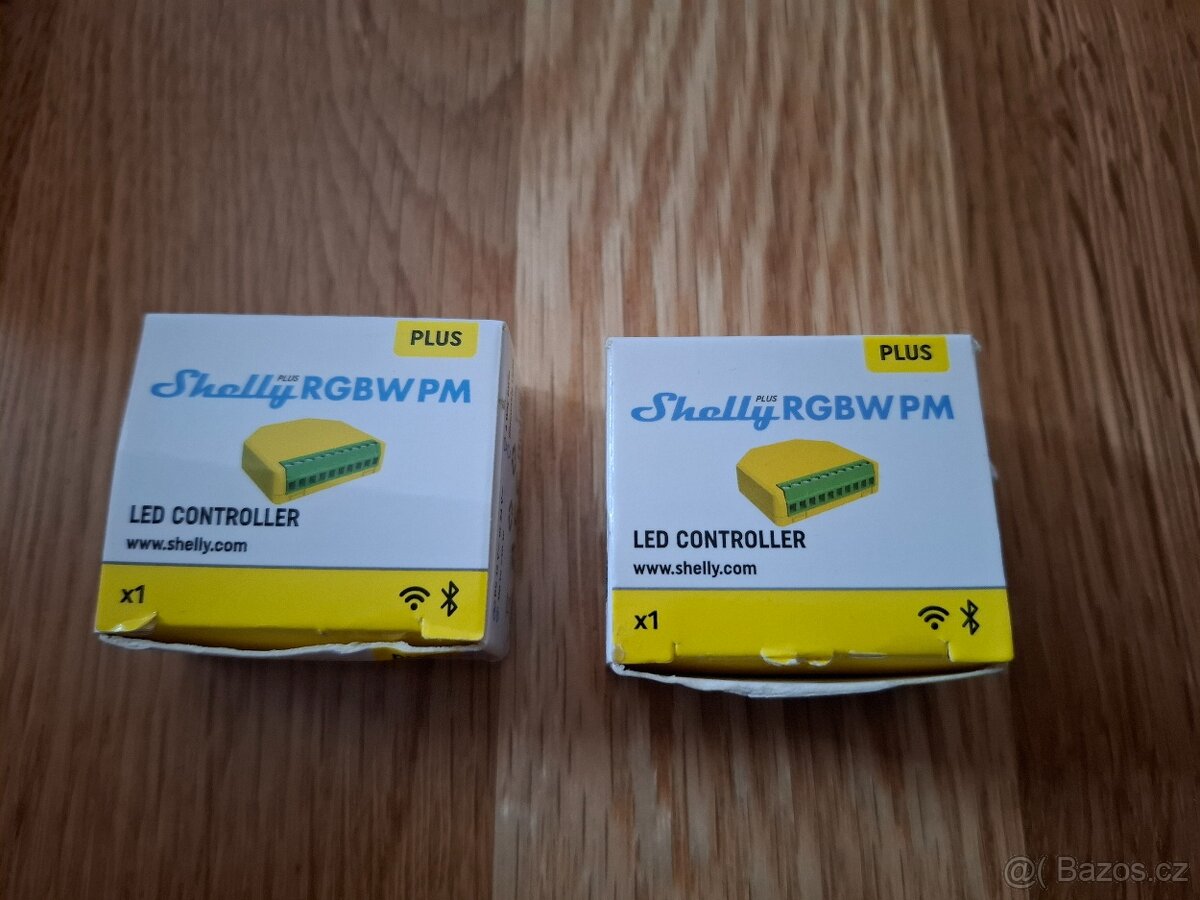 2x Shelly Plus RGBW PM