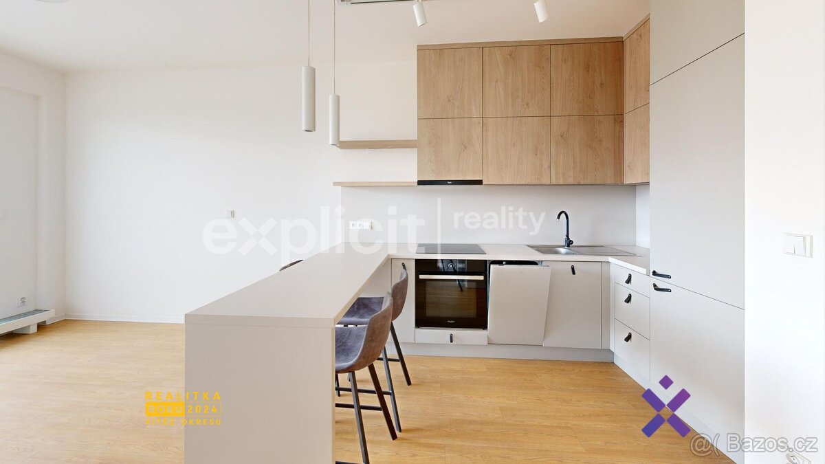Pronájem bytu 2+kk, 44 m2 - Rezidence u Dřevnice, Otrokovice
