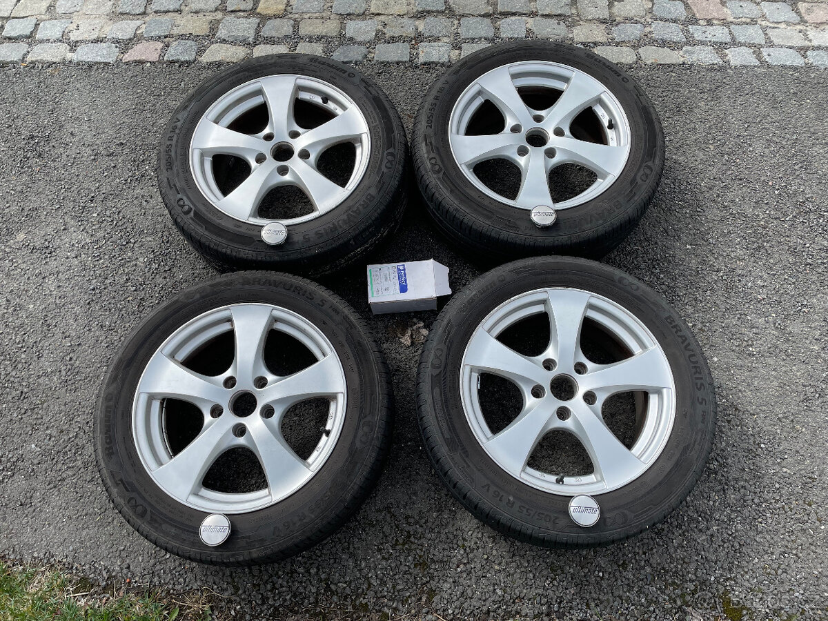 Alu kola ULTIMATE 16" 4x114.3 + letní pneu BARUM