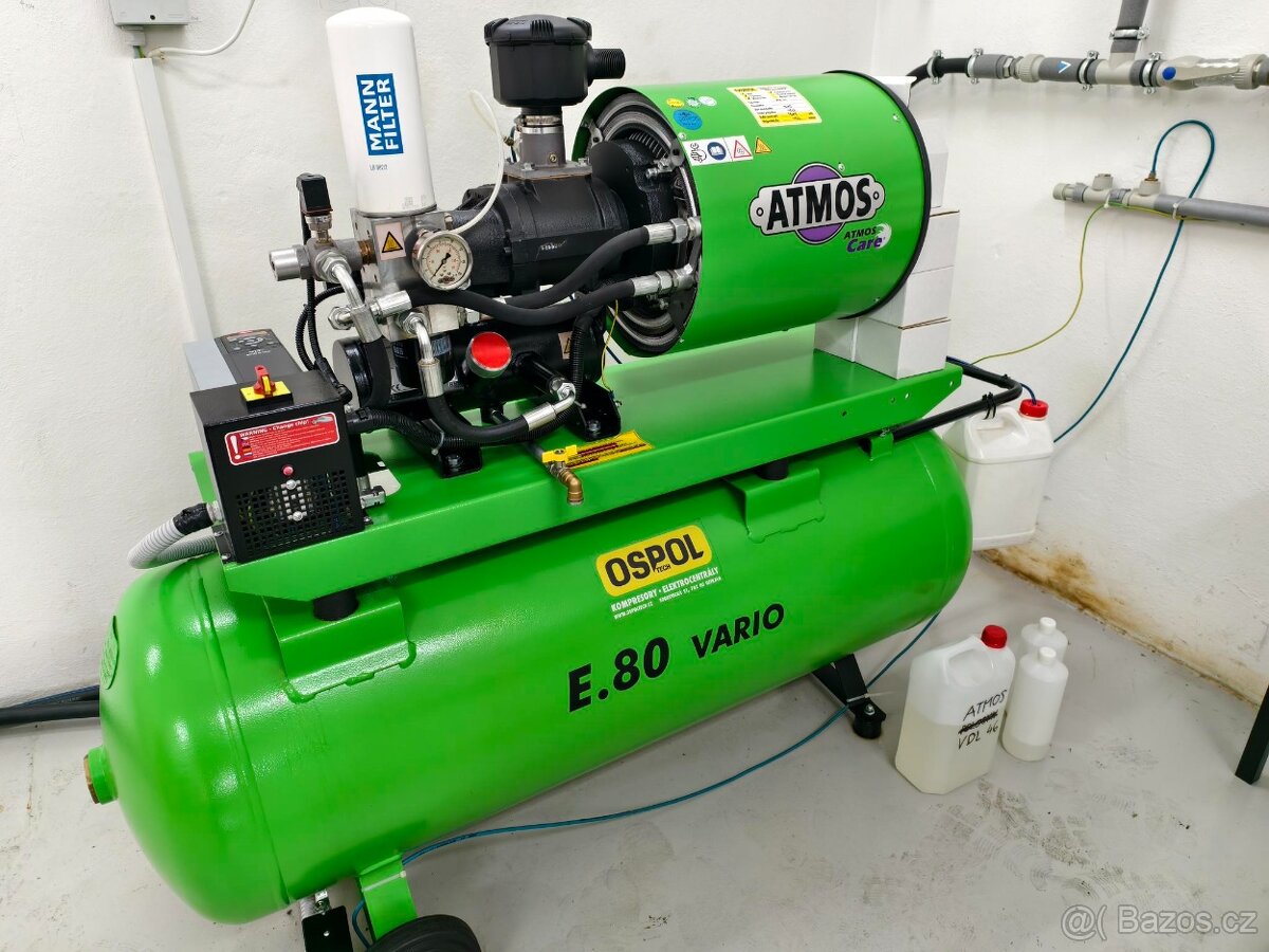 Šroubový kompresor E.80 VARIO ATMOS