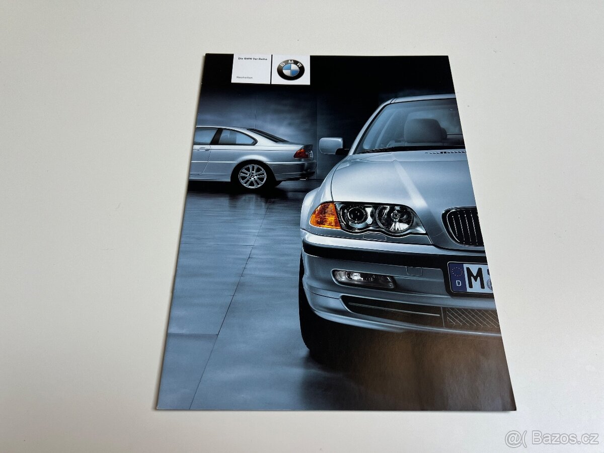 Prospekt BMW 3 E46 novinky pro rok 2000, 12 str, D