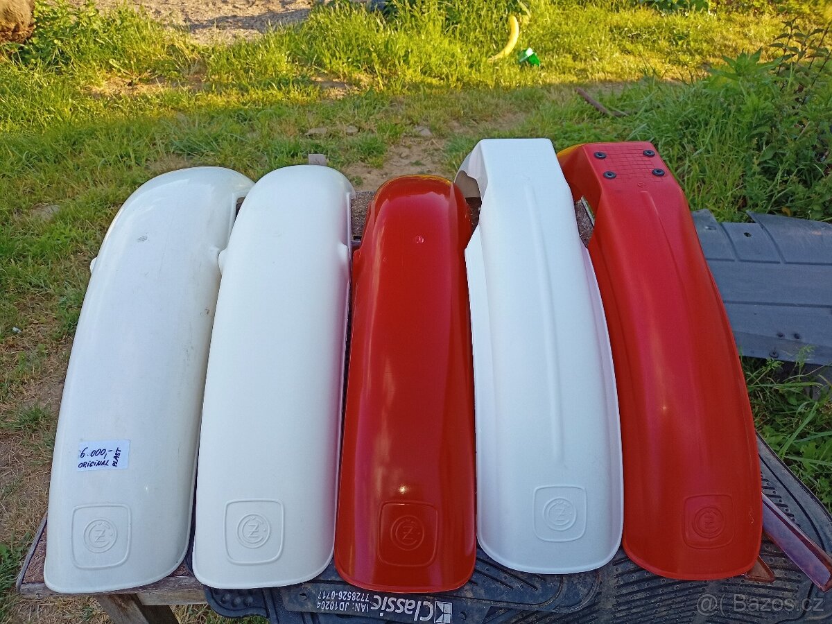 Čz motokros  513 514 516 blatníky origo plast nové puvodní