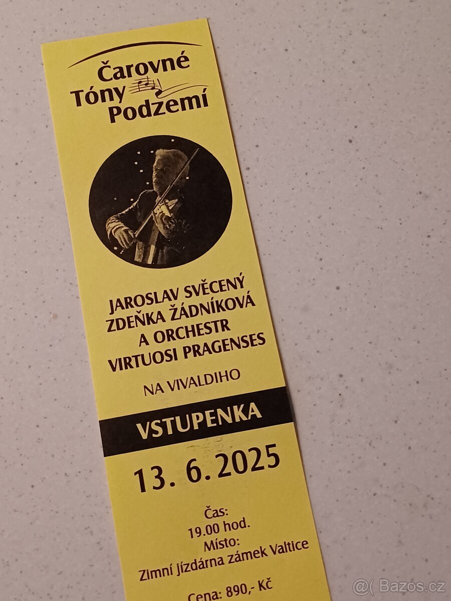 Vivaldi koncert zámek Valtice, 13.6., sleva