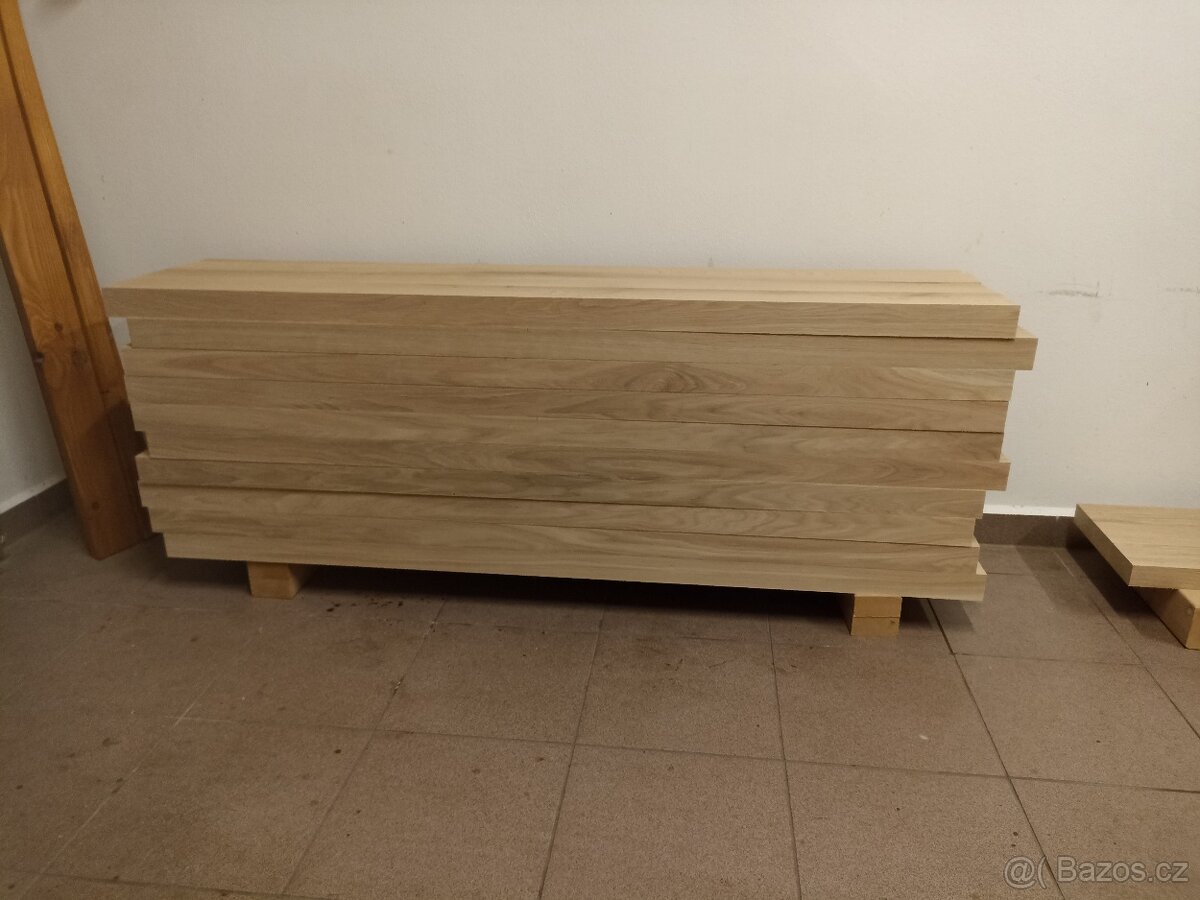 Dubové, jasanové schodnice nášlapy