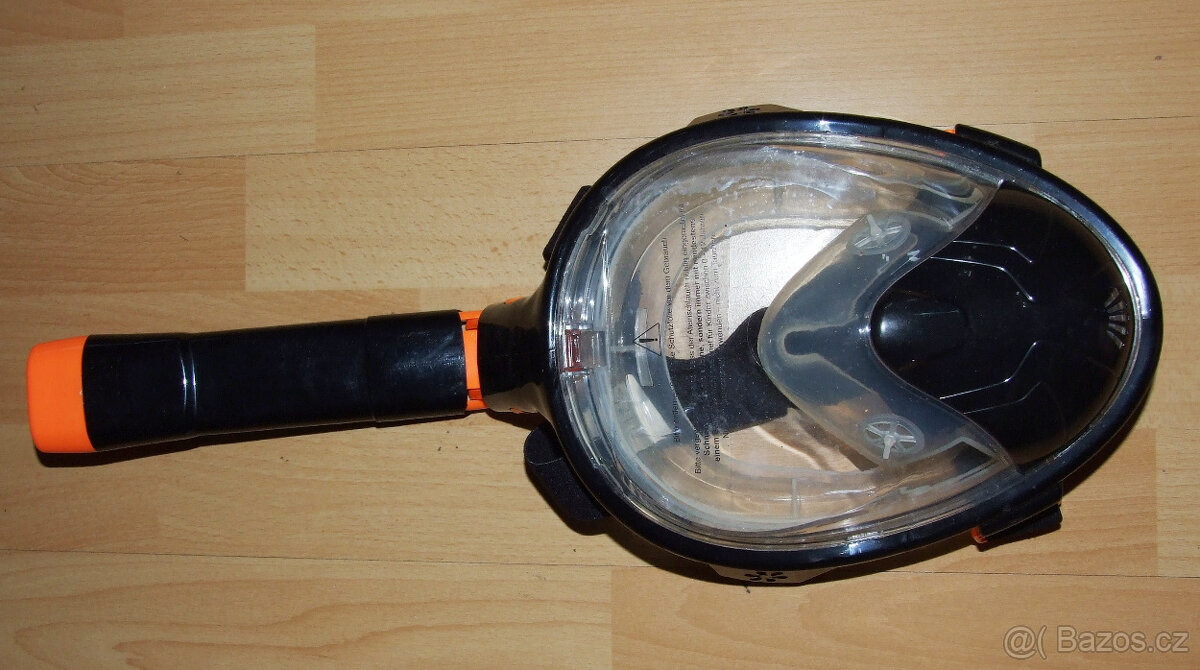 NOVÁ celoobličejová šnorchlovací maska AQUALUNG, vel.S/M