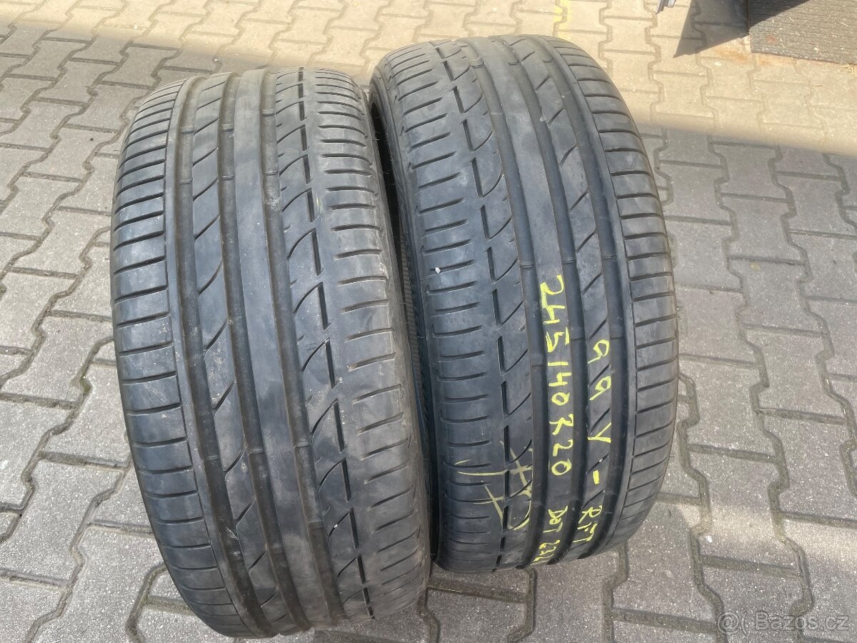 letní pneu Bridgestone 245/40 R20