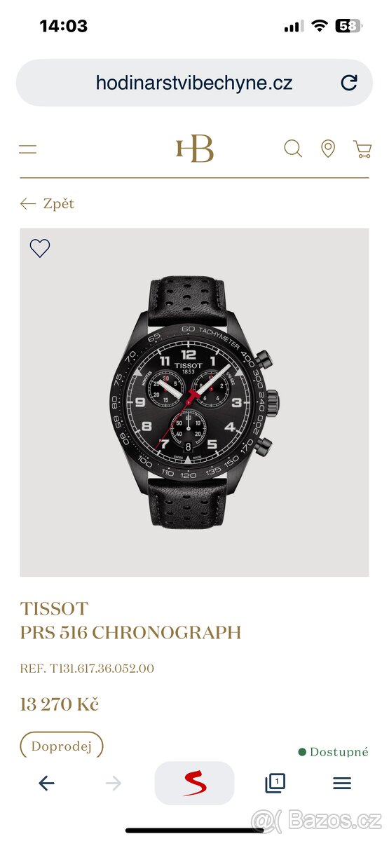 Tissot PRS 516 Chronograph