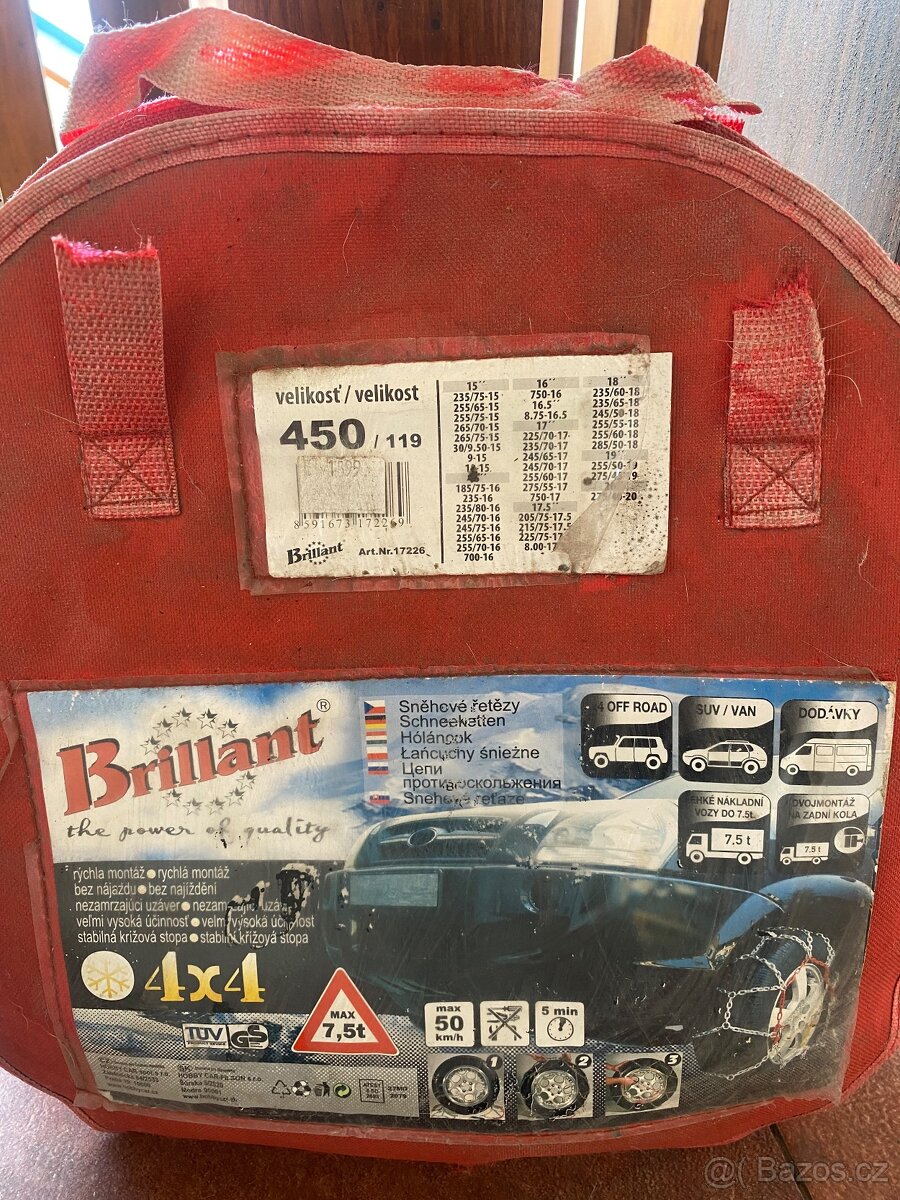 Sněhové řetězy 450/119 Brilliant
