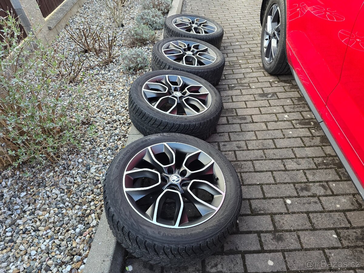 ALU kola Škoda Crater R19 + zimní pneu
