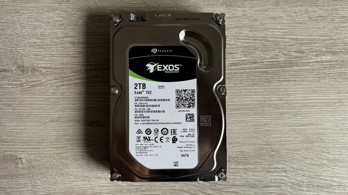 HDD Seagate Exos 7E2 2TB