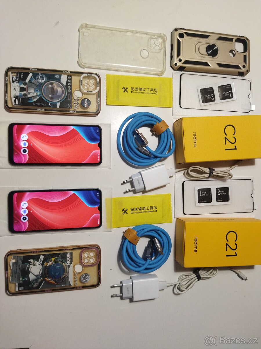 2ks telefonů Realme C21 4GB/64GB (cena za 2ks)