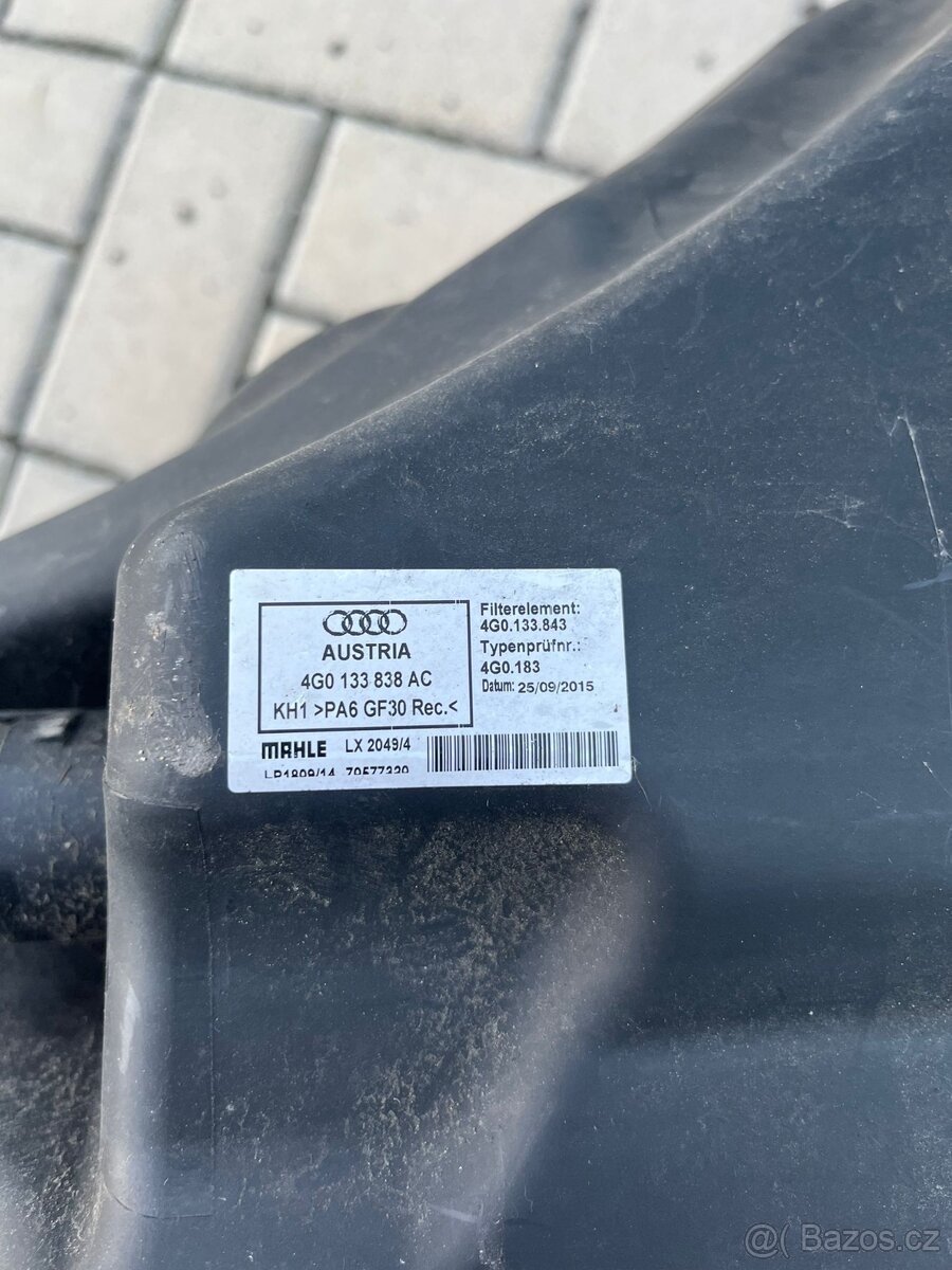 Filtrbox Audi 4G0133838AC
