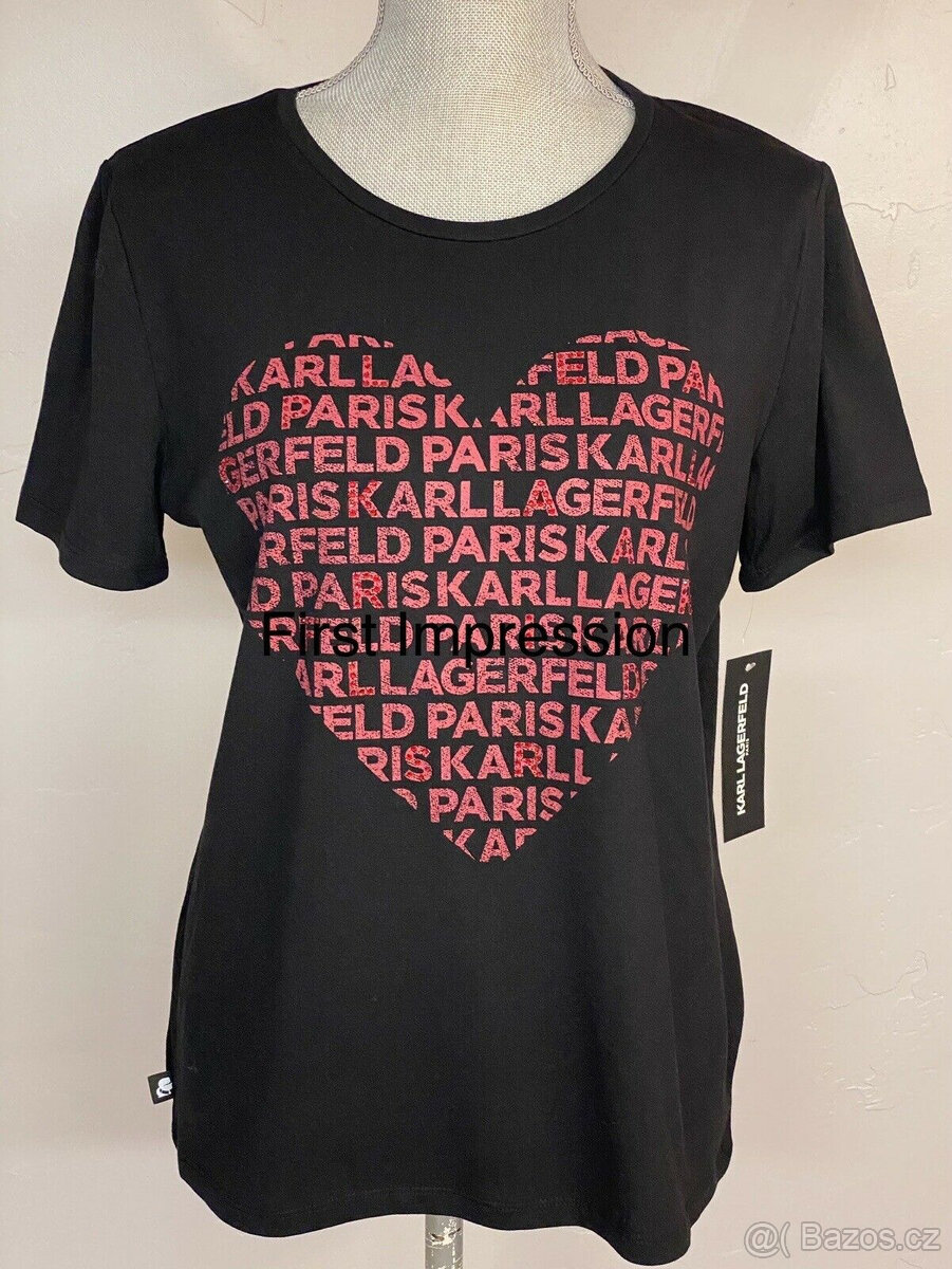 KARL LAGERFELD dámské tričko M
