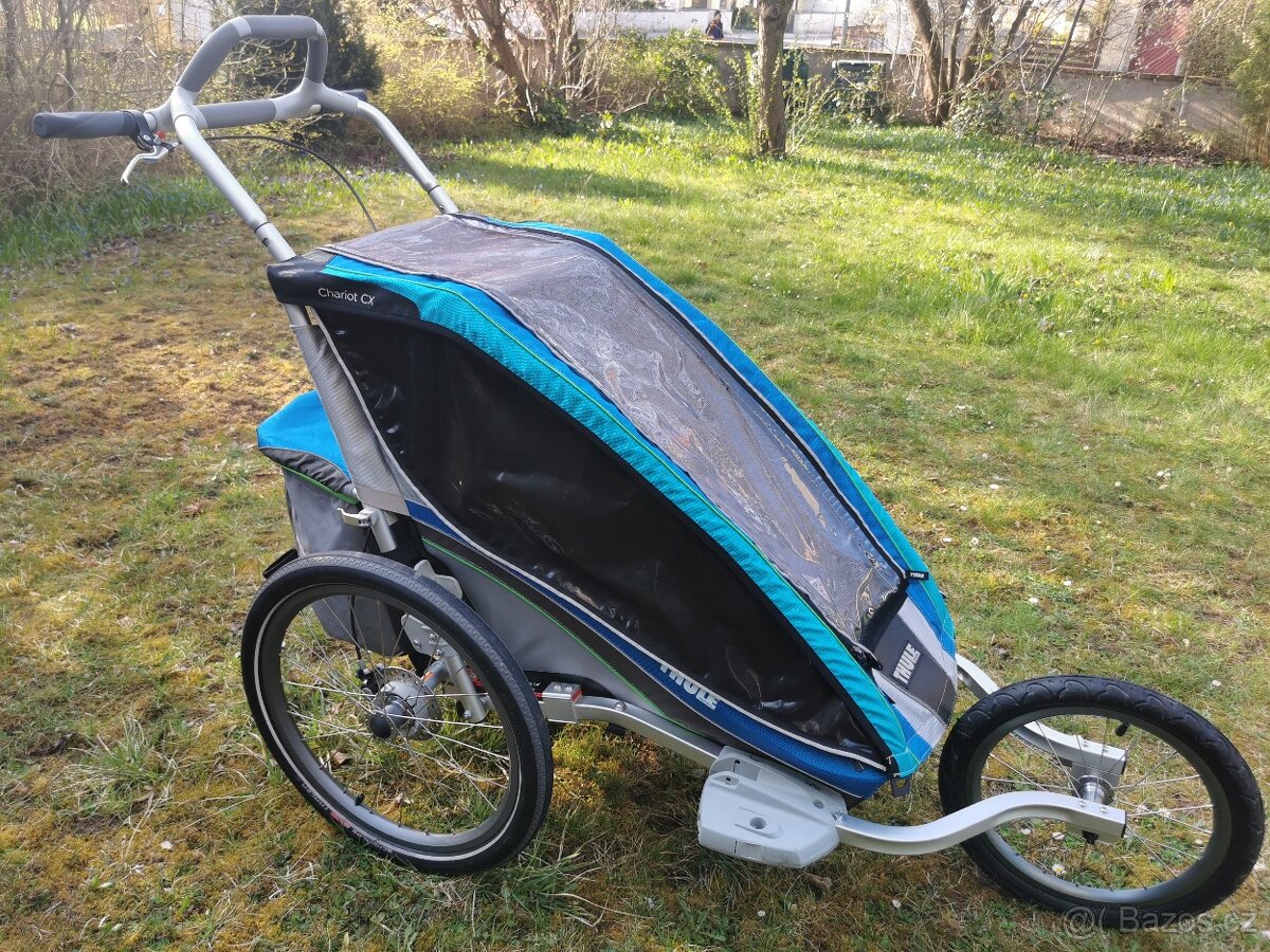 Vozík za kolo a na běh Chariot CX1 Thule