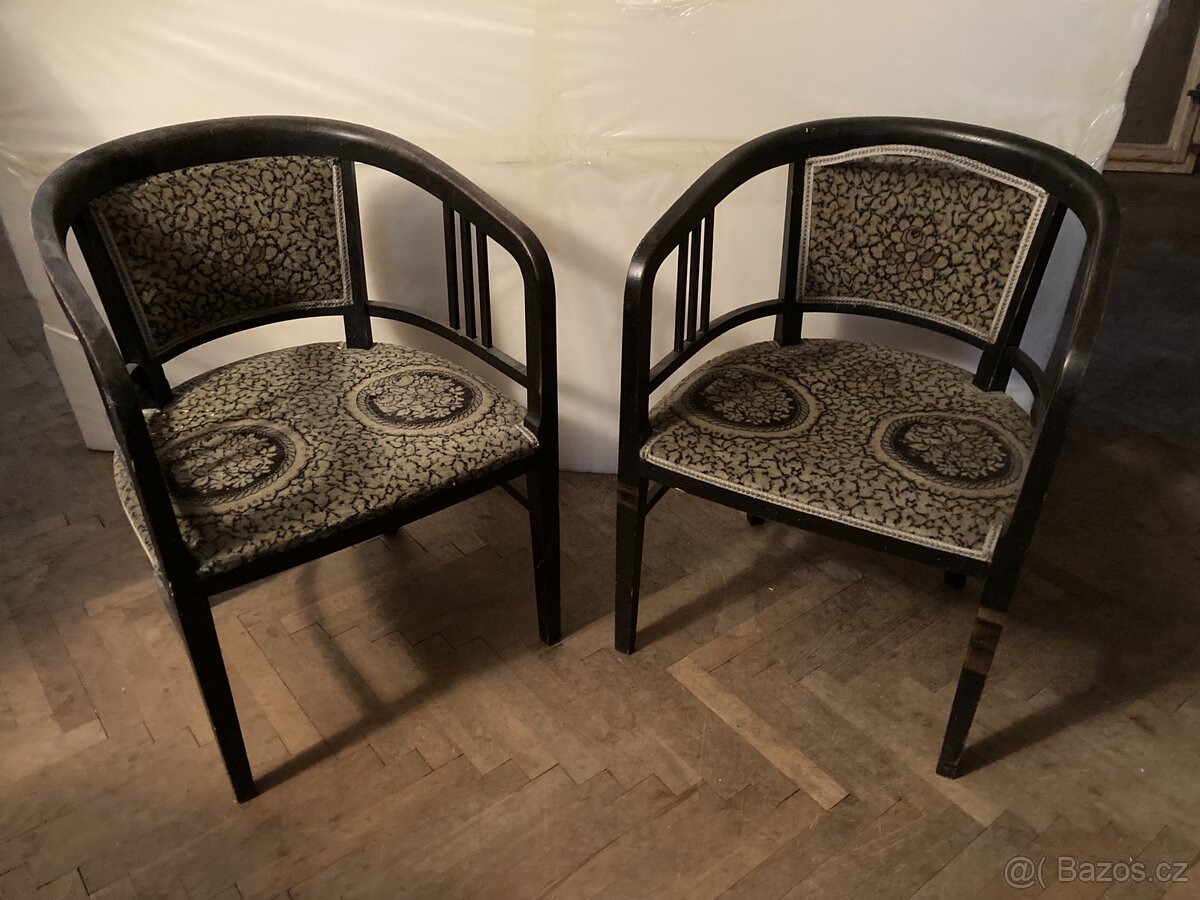 Párové kreslo retro 2ks kresla